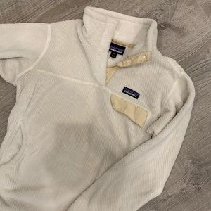 White fleece Patagonia!
